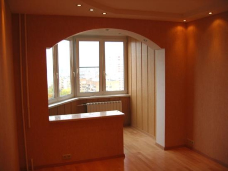 Арка на балкон в квартире и доме фото и отделка выхода