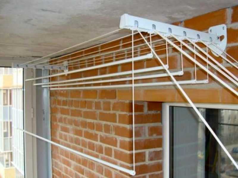 Потолочные лианы для сушки белья на балконе